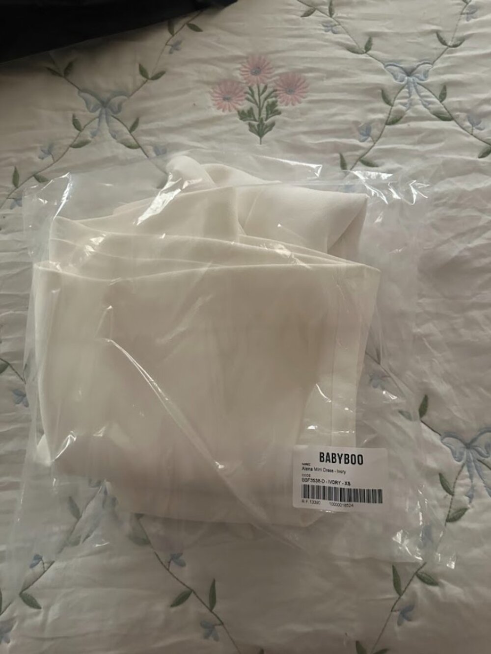 BABYBOO- ALANA MINI DRESS - IVORY - XS - Picture 9 of 12